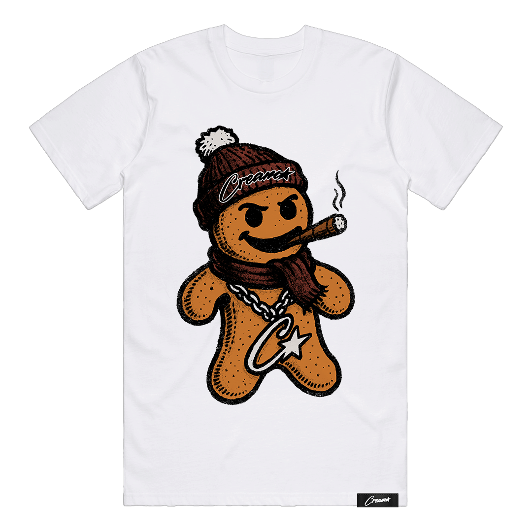 Cream Christmas Tee 2025 (White)