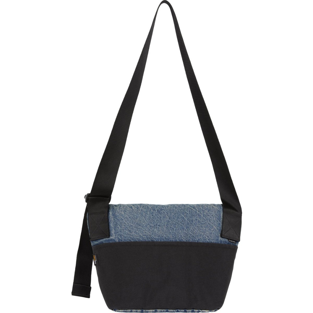 Supreme Denim Messenger Bag (Washed Indigo)