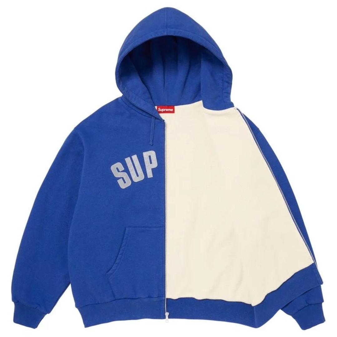 Supreme Arc Thermal Line Zip Up Hoodie (Royal)