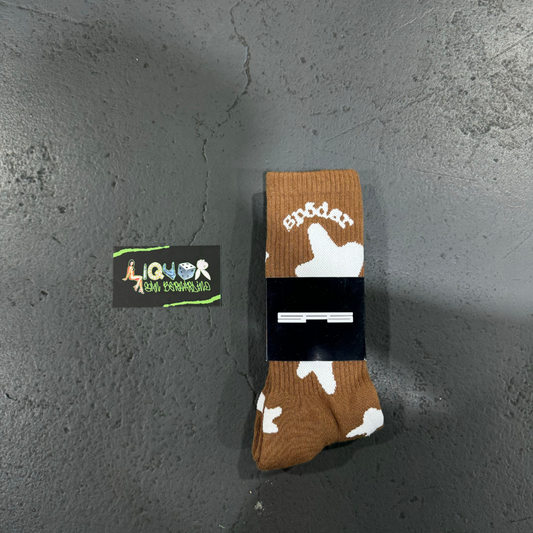 Sp5der Beluga Socks (Brown)