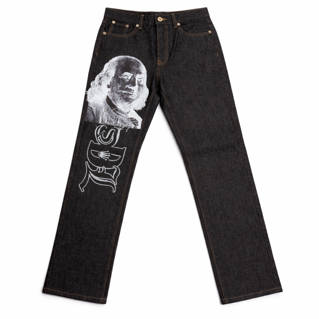 SDL White Face Denim Jeans (Charcoal)