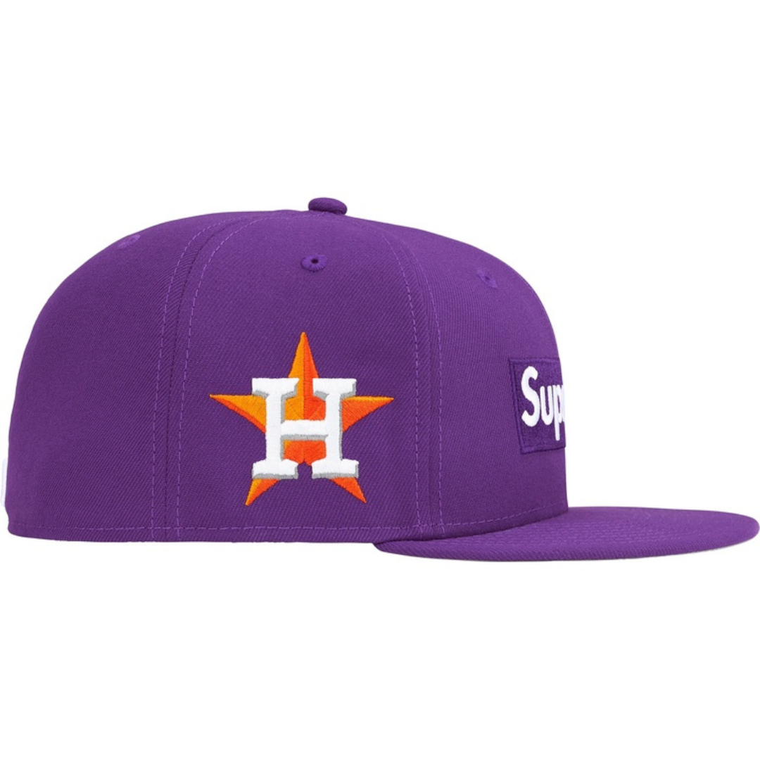 Supreme x New Era MLB Fitted Hat (Purple)(Houston Astros)
