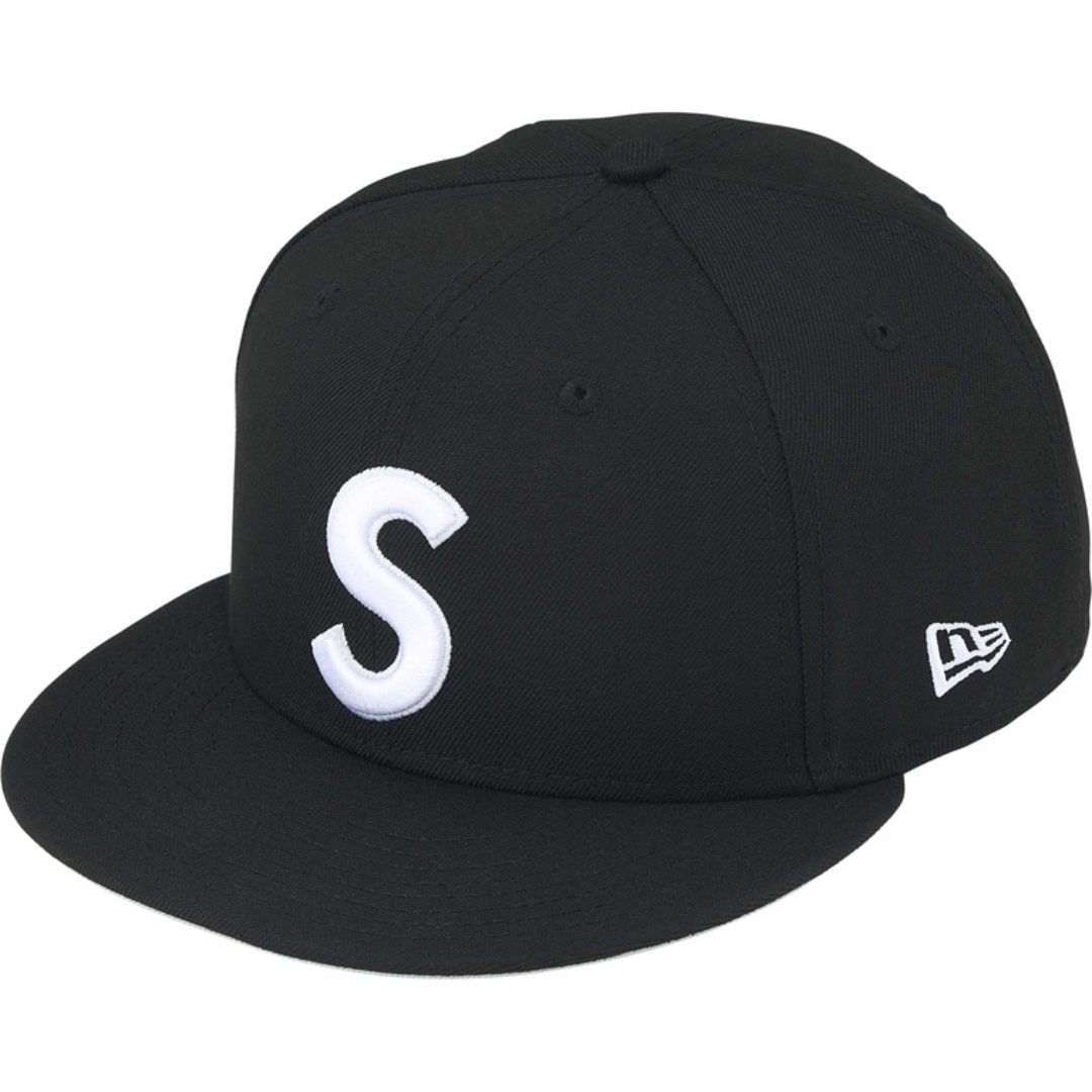 Supreme New Era Reaper S Logo Fitted Hat (Black)