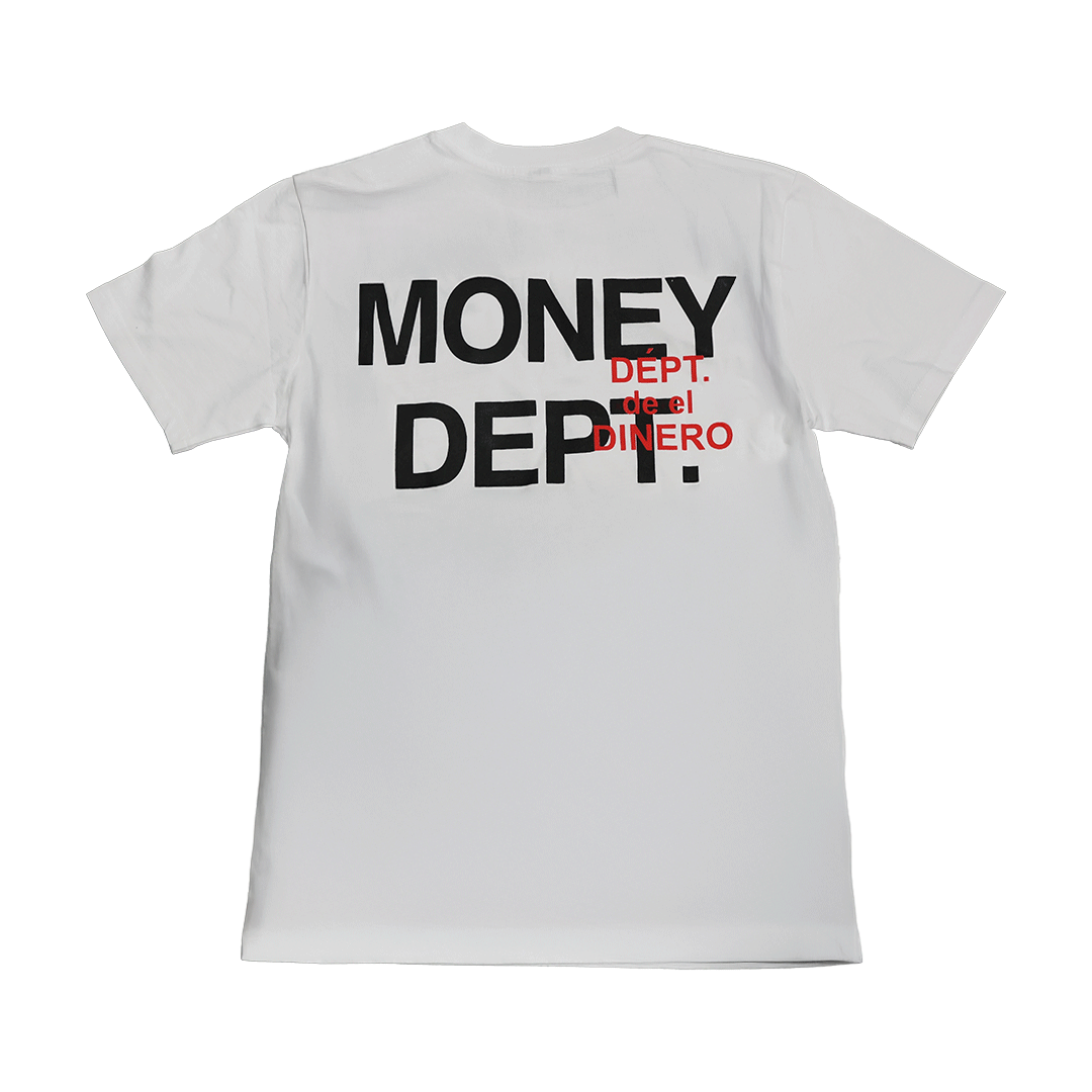 Money Dept DDED Tee (White/Black/Red)