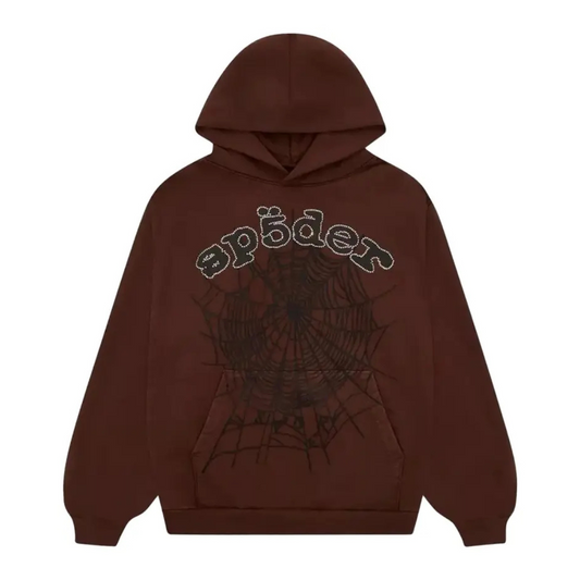 Sp5der x Travis Scott Complexcon Hoodie (Brown)