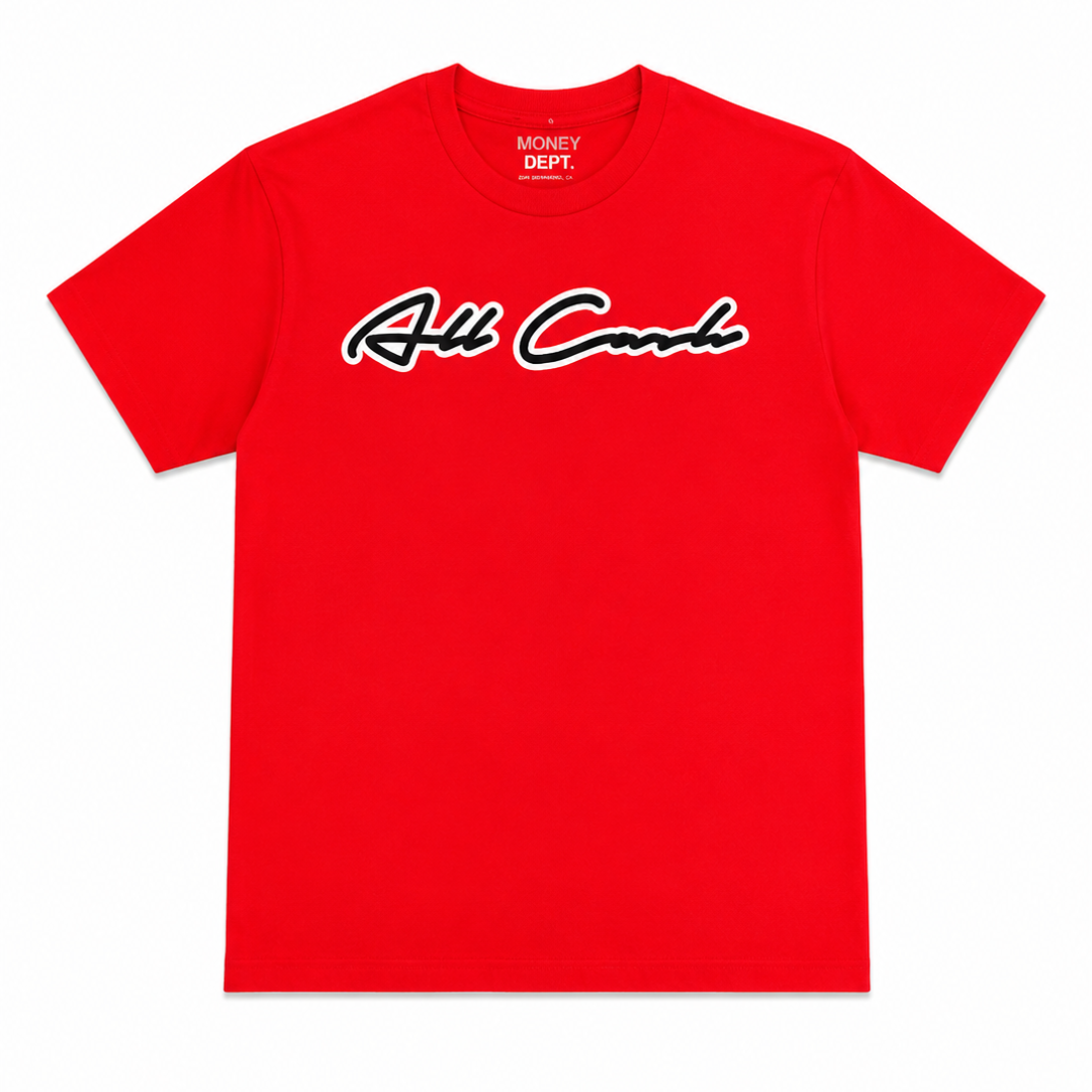 All Cash x Money Dept San Bernardino Tee (Red)