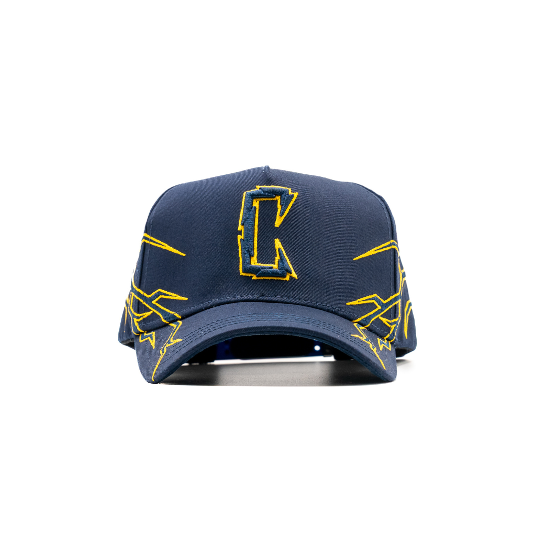 Los Supply Bolt Snapback (Navy)