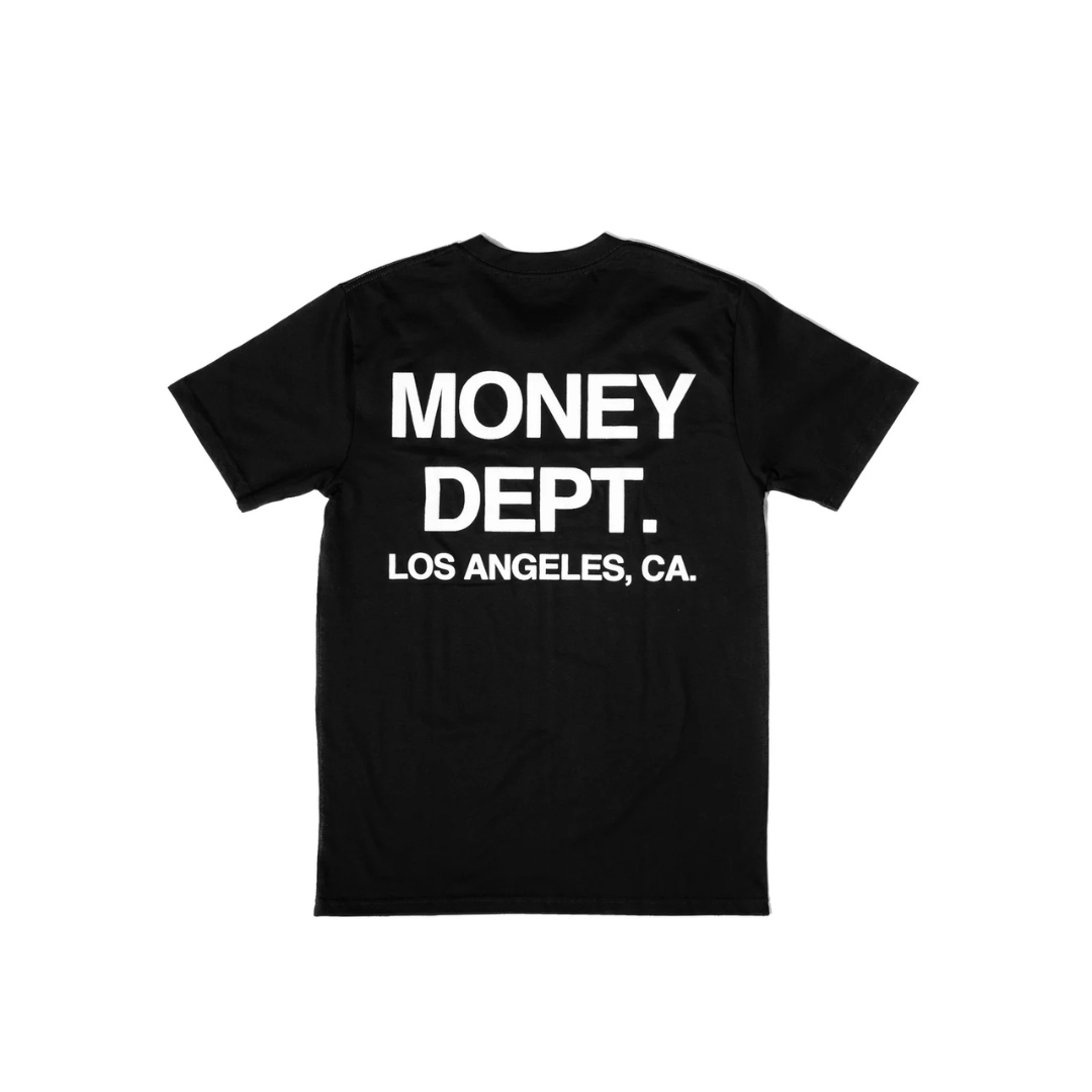 Money Dept Puff Print Tee (Black/White)
