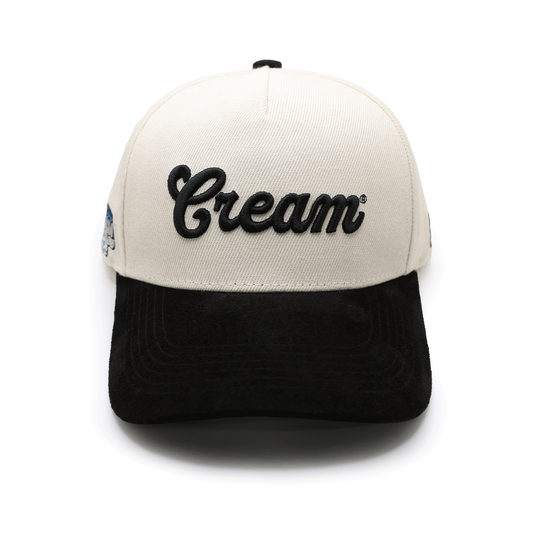 Cream World Series Snapback (Bone/Black)