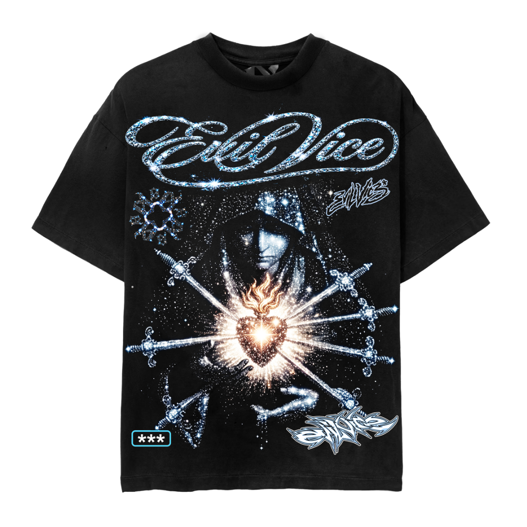 Evil Vice Sacred Stars Tee (Black)