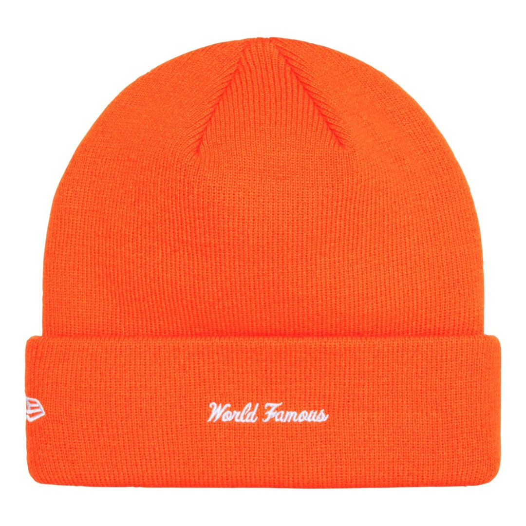 Supreme New Era Box Logo Beanie (FW24)(Orange)
