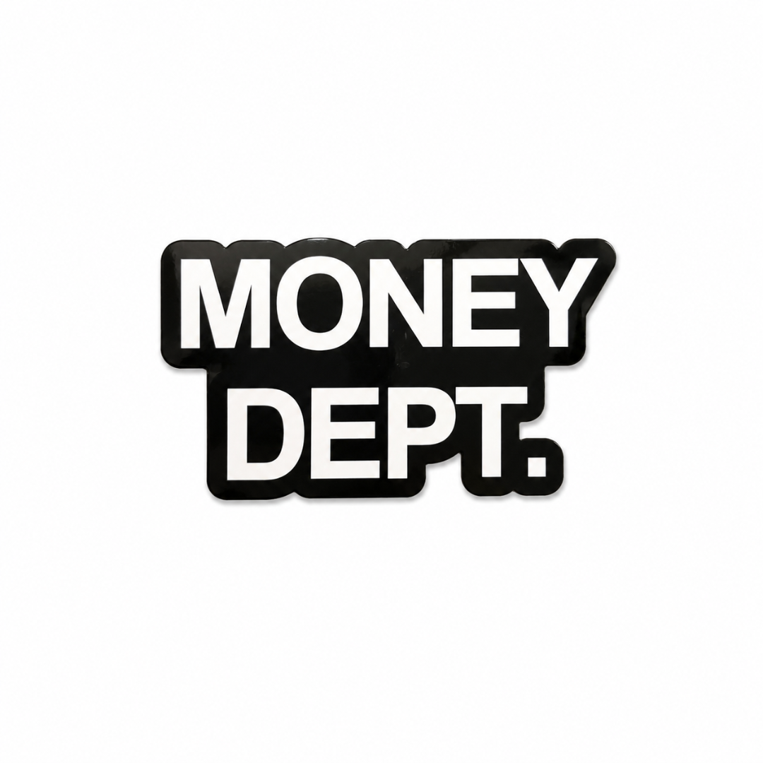Money Dept Classic Sticker