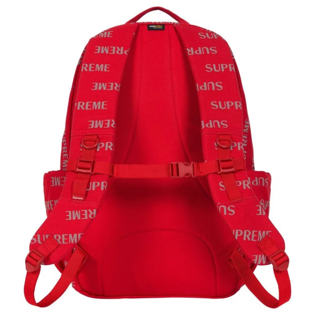 Supreme Logo Backpack (FW26)(Red)