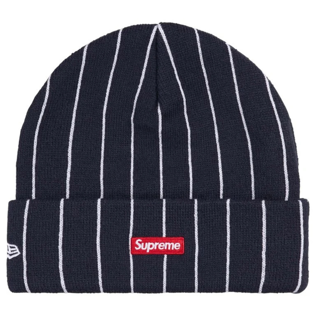 Supreme New Era Devil S Logo Beanie (Stripe)