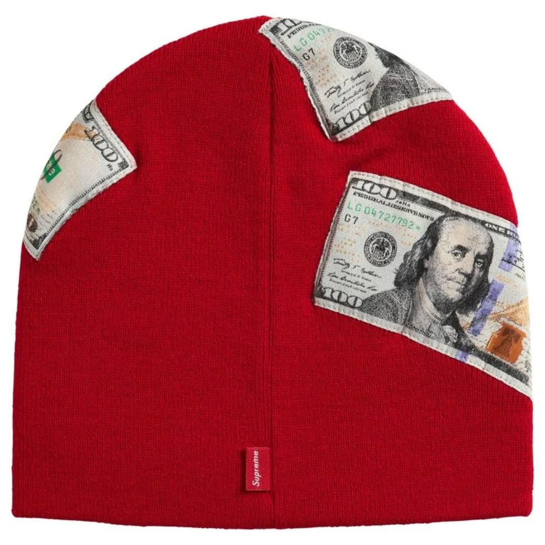 Supreme Money Beanie (Red)