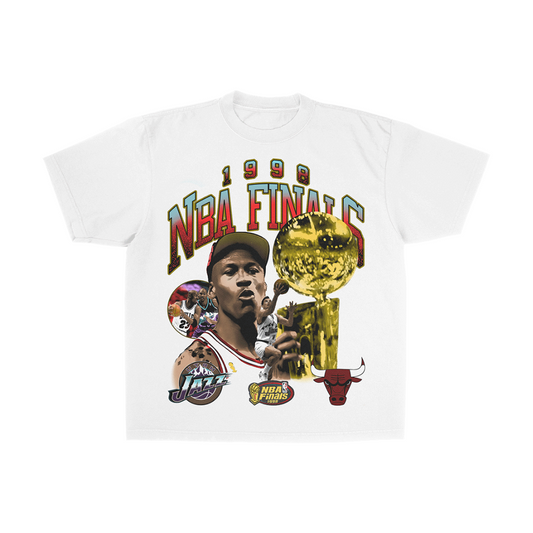 Michael Jordan 1998 Finals Tee (White)