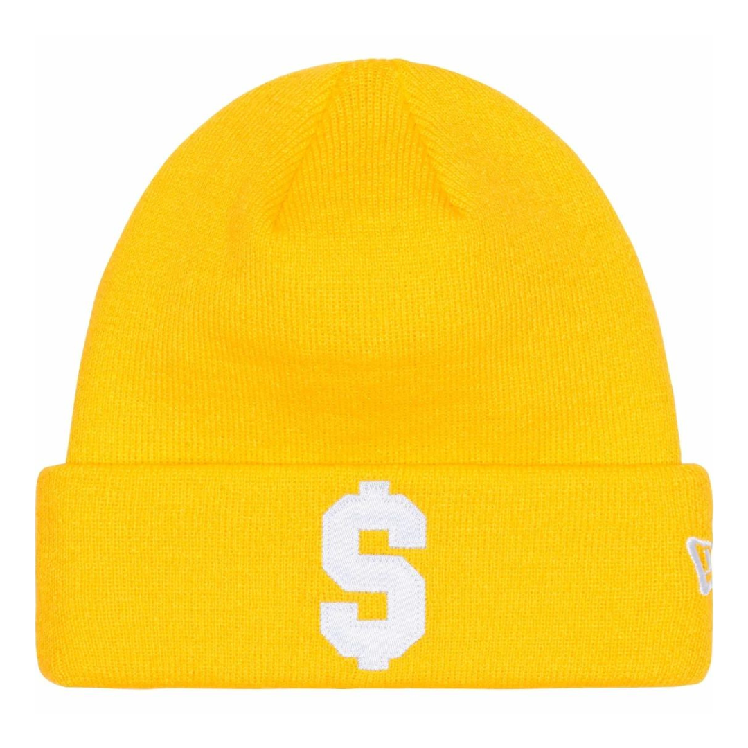 Supreme New Era $ Beanie (Gold)