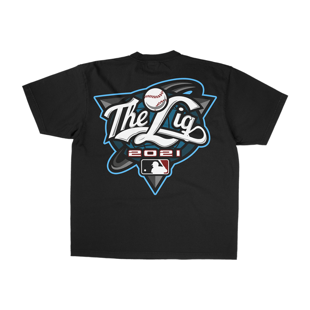 The LIQ SB Baseball Tee (Black)