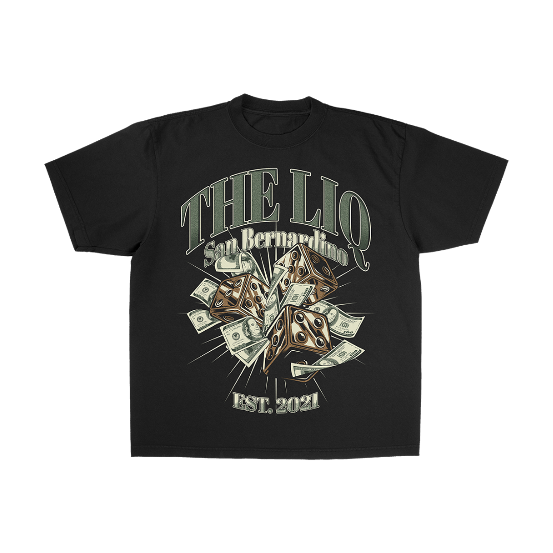 The LIQ SB Dice Tee (Black)
