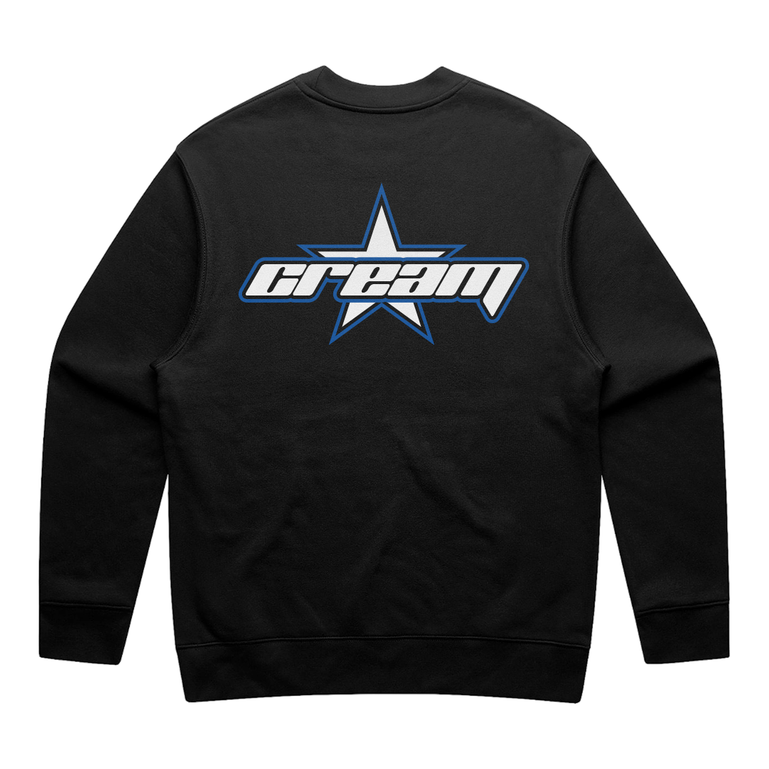 Cream All Star Crewneck (Black)