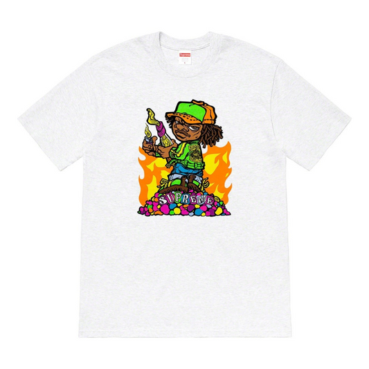 Supreme Molotov Kid Tee (Ash Grey)(SS19)