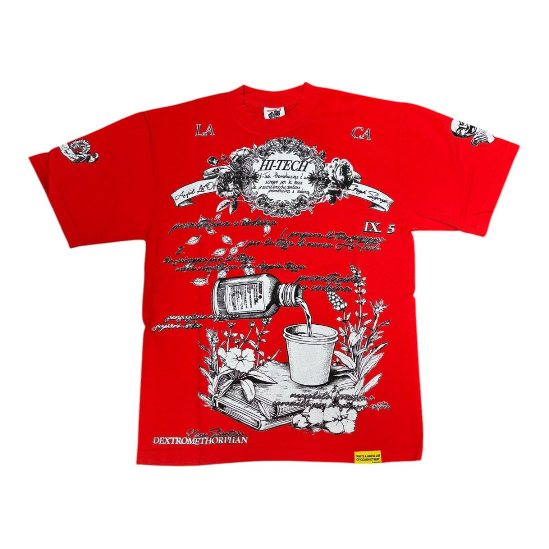 Asaali x Cough Syrup Hi Tech Tee (Red)