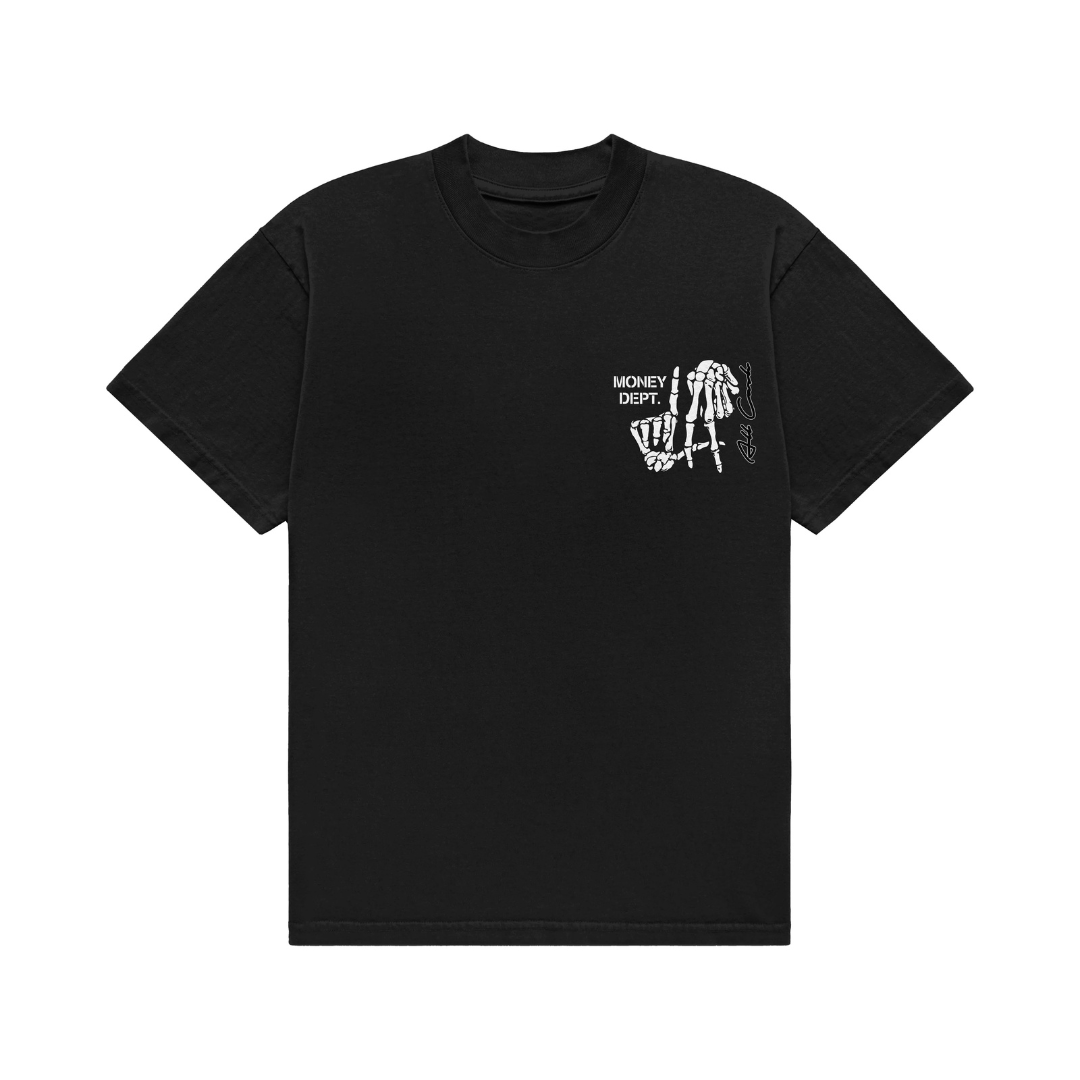 Money Dept x All Cash Skeleton Tee (Black)