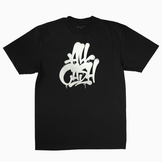 All Cash Make Money Not Friends Graffiti Tee (Black)