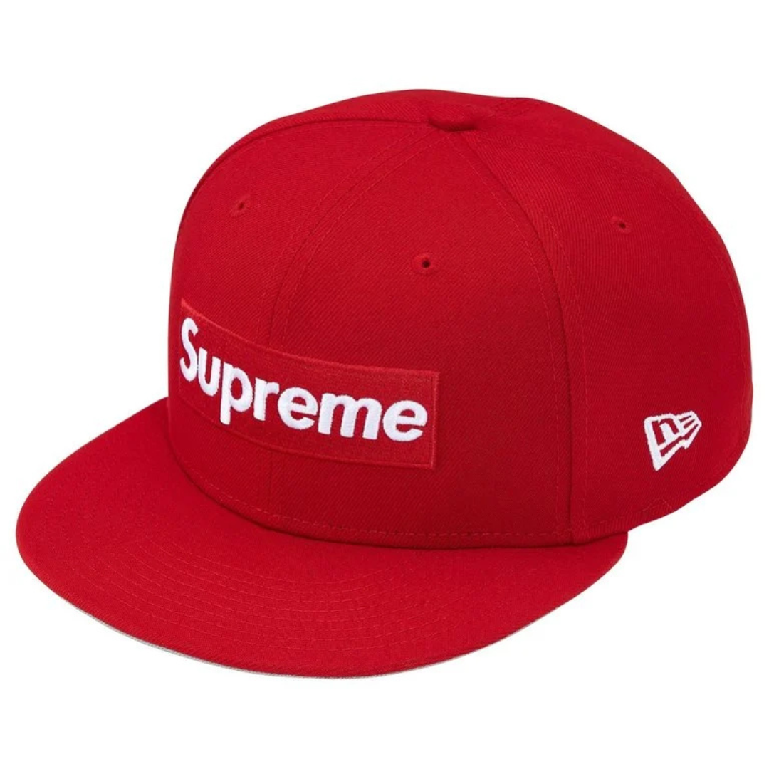 Supreme New Era Ghostface Box Logo Fitted Hat (Red)