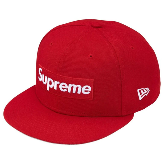 Supreme New Era Ghostface Box Logo Fitted Hat (Red)