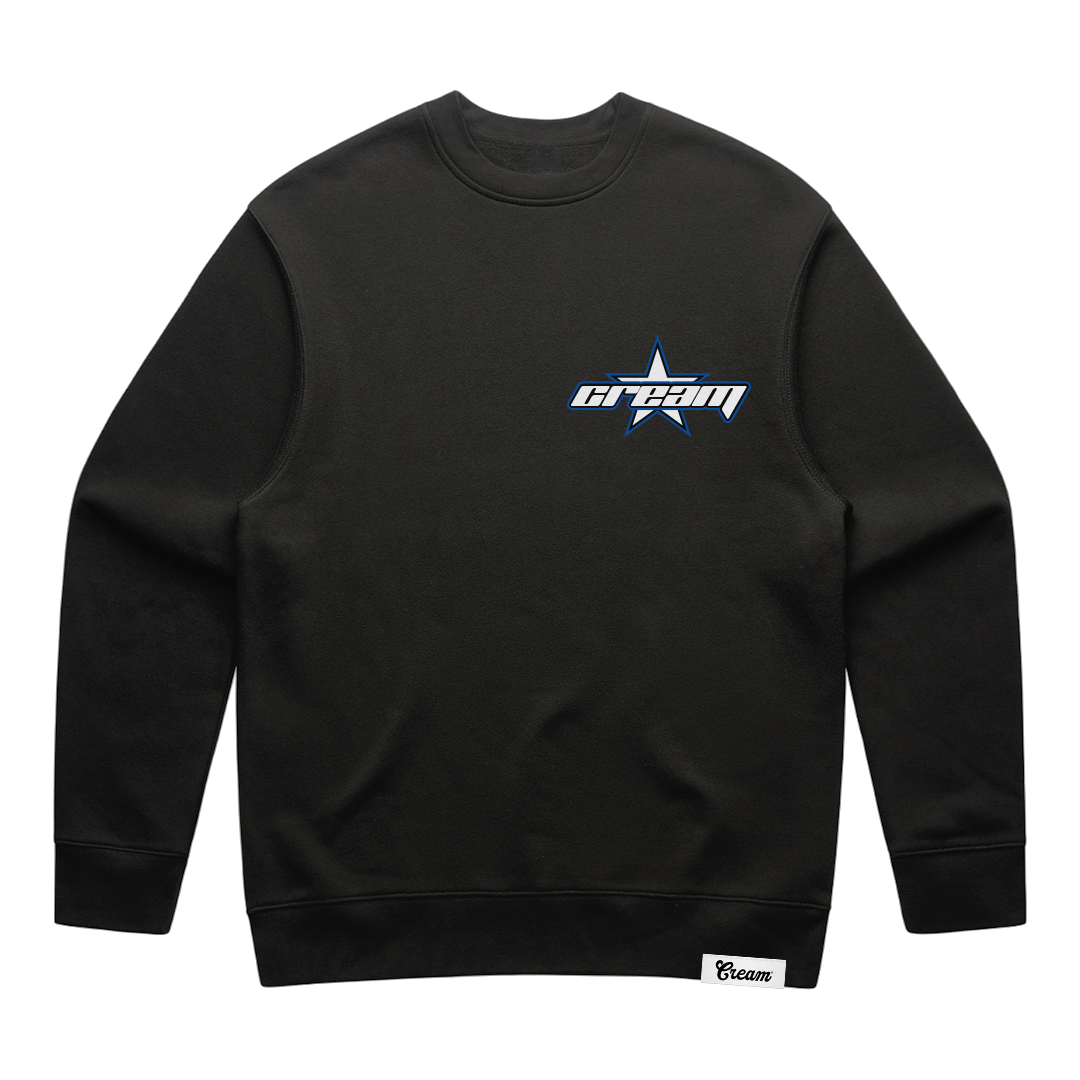 Cream All Star Crewneck (Black)