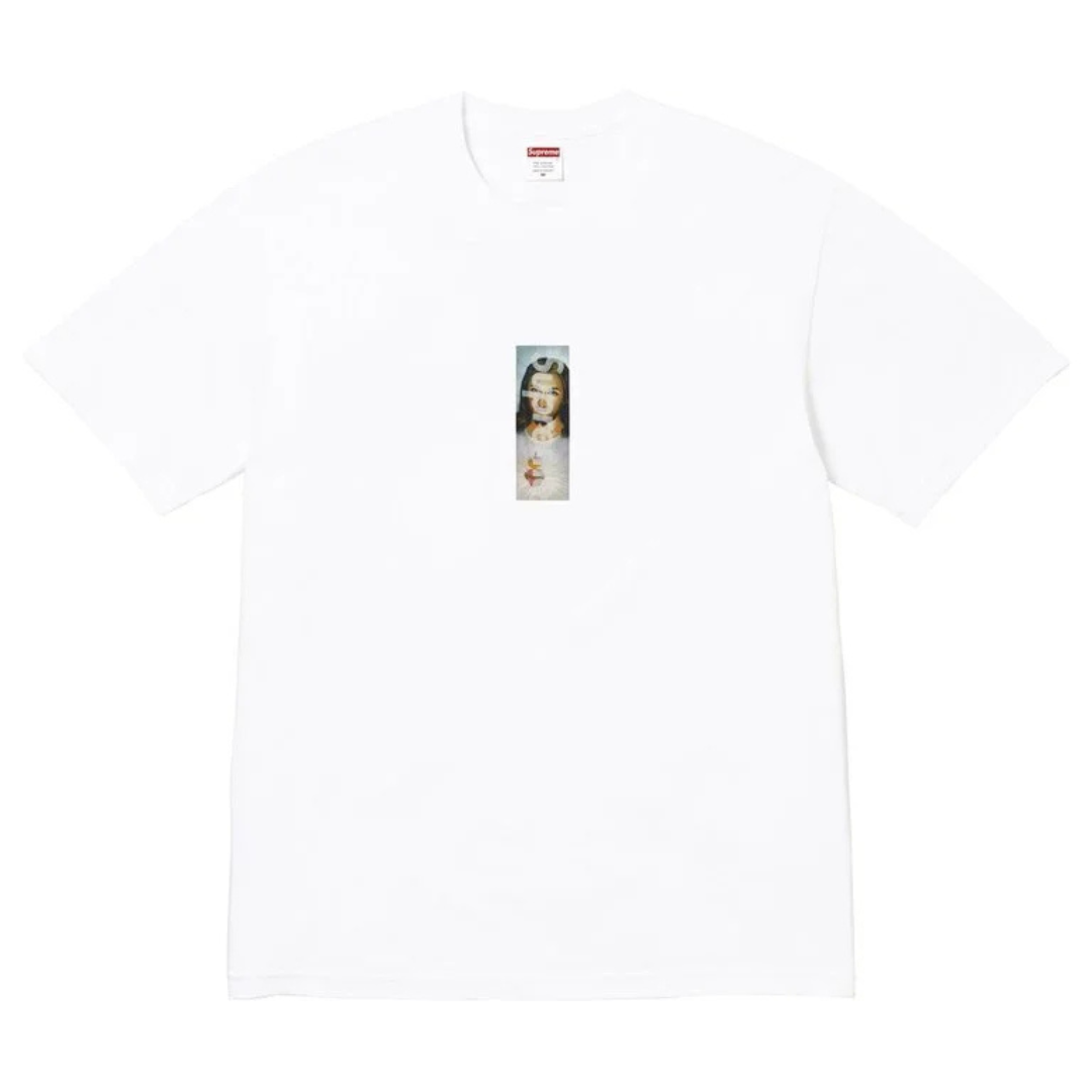 Supreme Prayer Card Box Logo Tee (White)