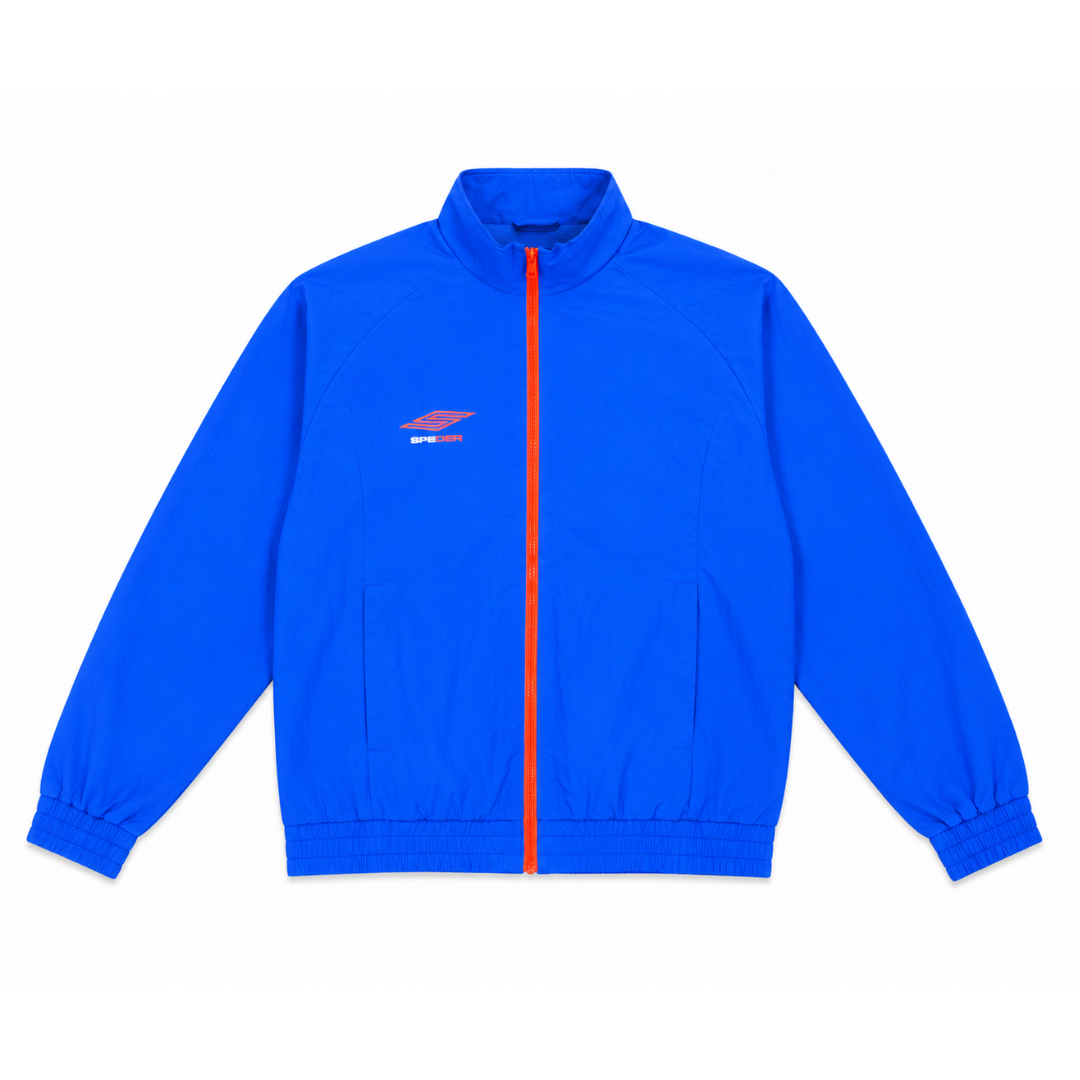 Sp5der Nylon Track Jacket (Blue)