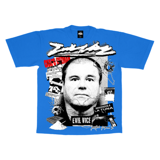 Evil Vice Chapo Tee (Blue)