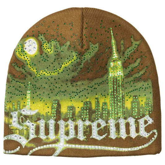 Supreme Cityscape Beanie (Brown)