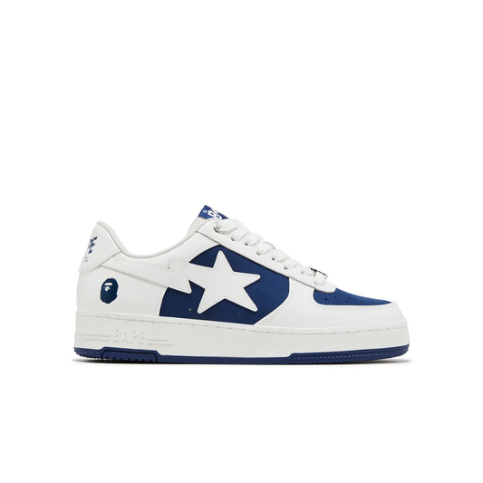 A Bathing Ape Bape Sta Low #6 (White/Navy)