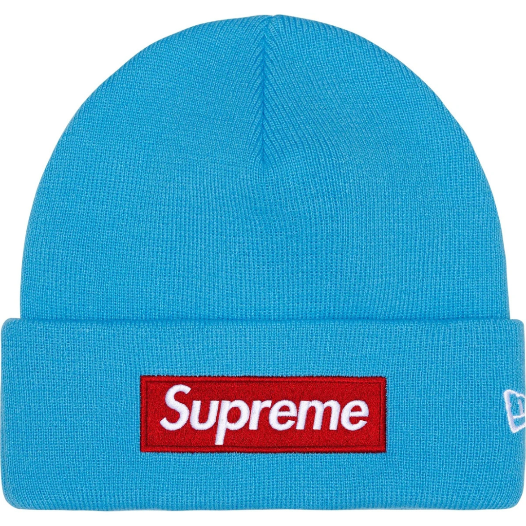 Supreme New Era Box Logo Beanie (FW25)(Blue)