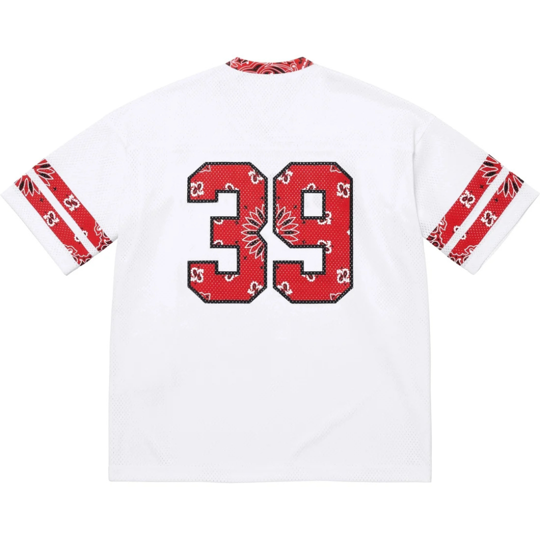 Supreme Bandana Football Jersey (White)