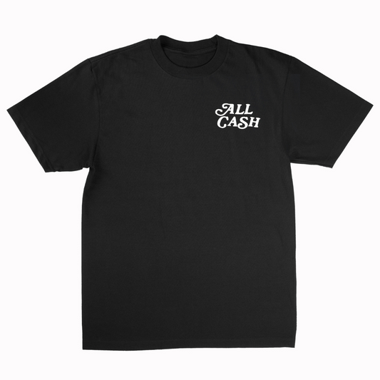 All Cash Friends Tee (Black/White)