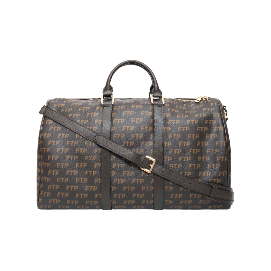 FTP Logo Repete Duffle Bag (Brown)