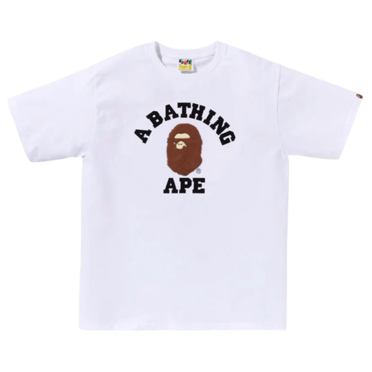 Bape Boa Bapece College Tee (White)
