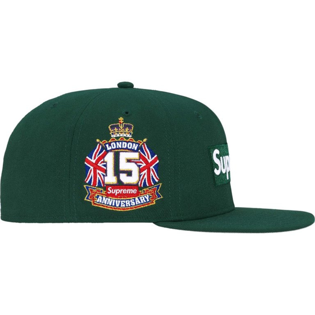 Supreme x New Era Shop Box Logo 59Fifty Fitted Hat (Green)
