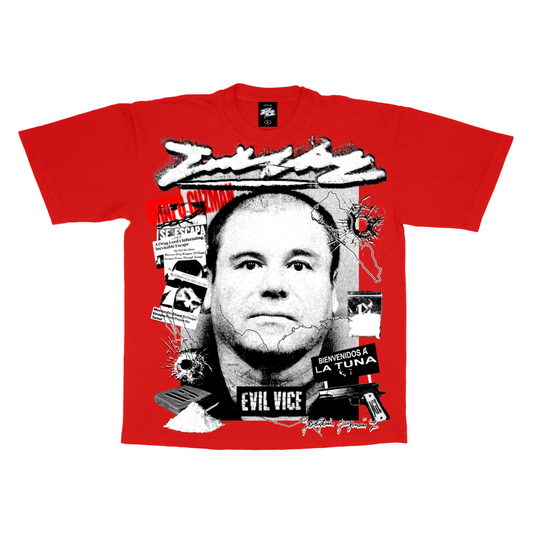 Evil Vice Chapo Tee (Red)