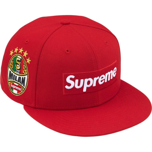 Supreme New Era Shop Box Logo Fitted (Red)