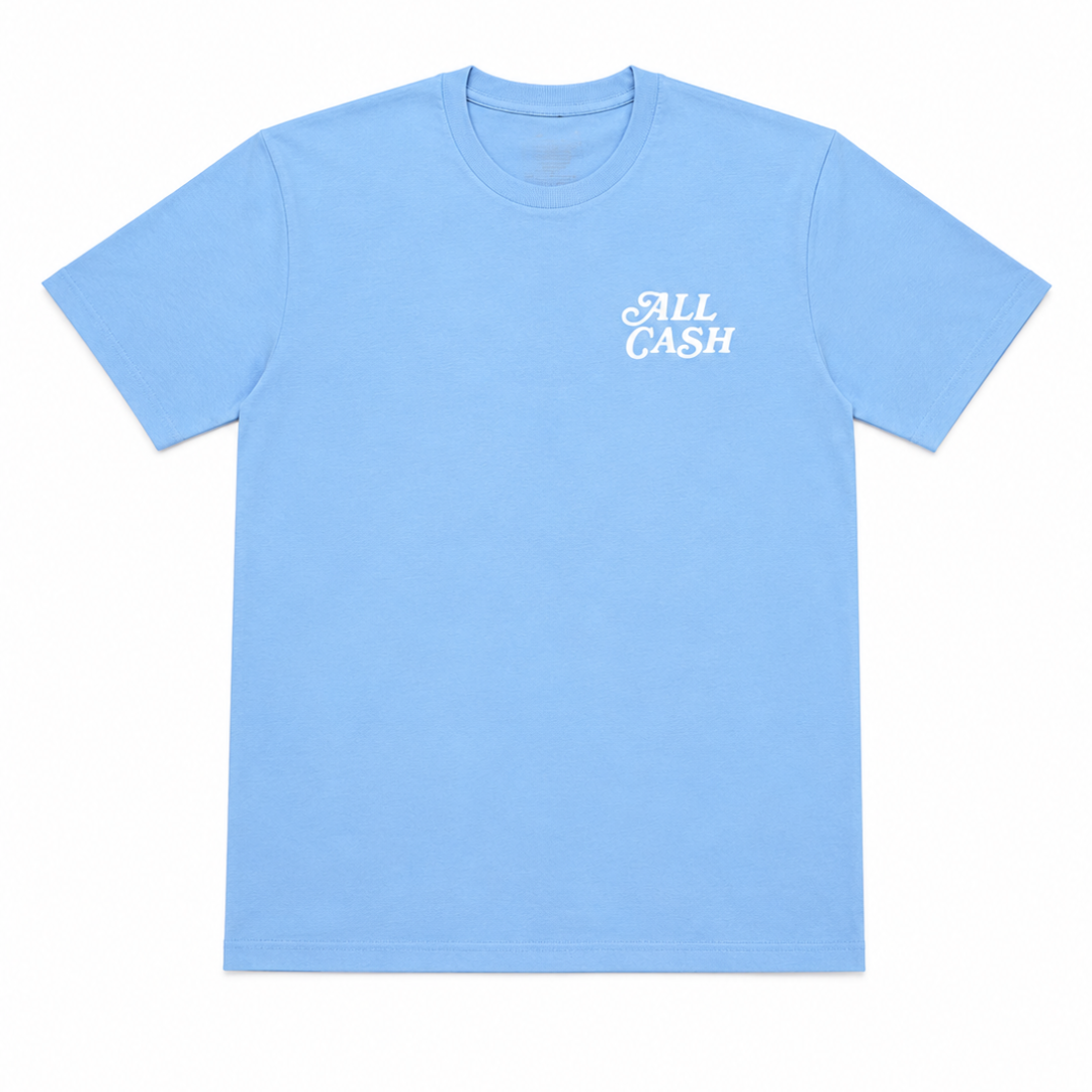 All Cash Friends Puff Print Tee (University Blue)