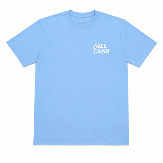 All Cash Friends Puff Print Tee (University Blue)
