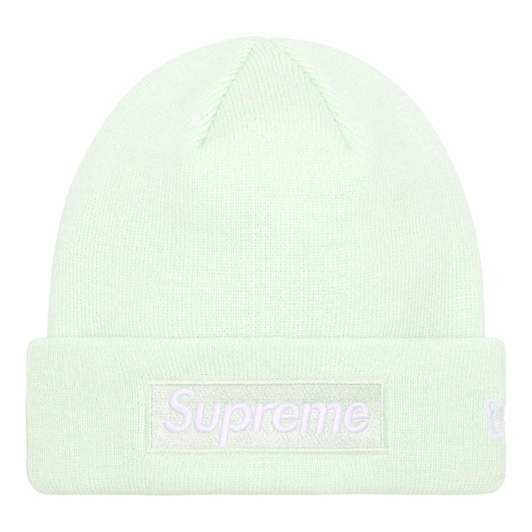 Supreme New Era Box Logo Beanie (Light Green) (FW23)
