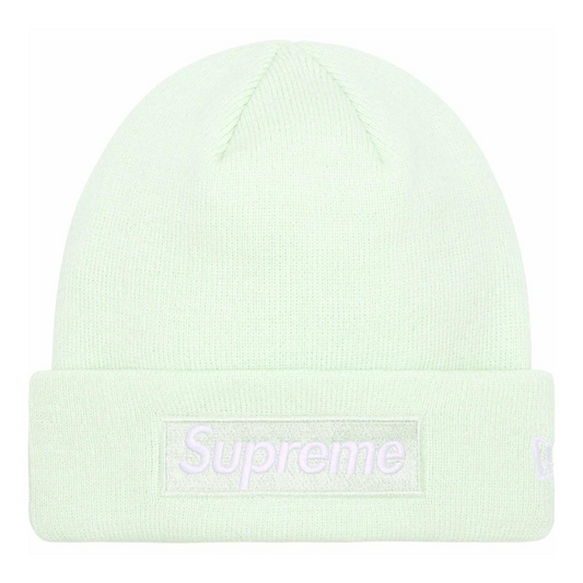 Supreme New Era Box Logo Beanie (Light Green) (FW23)