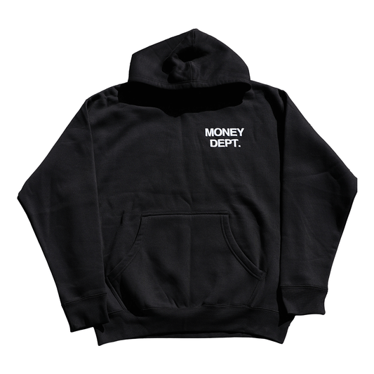 Money Dept x San Bernardino Puff Print Hoodie (Black)