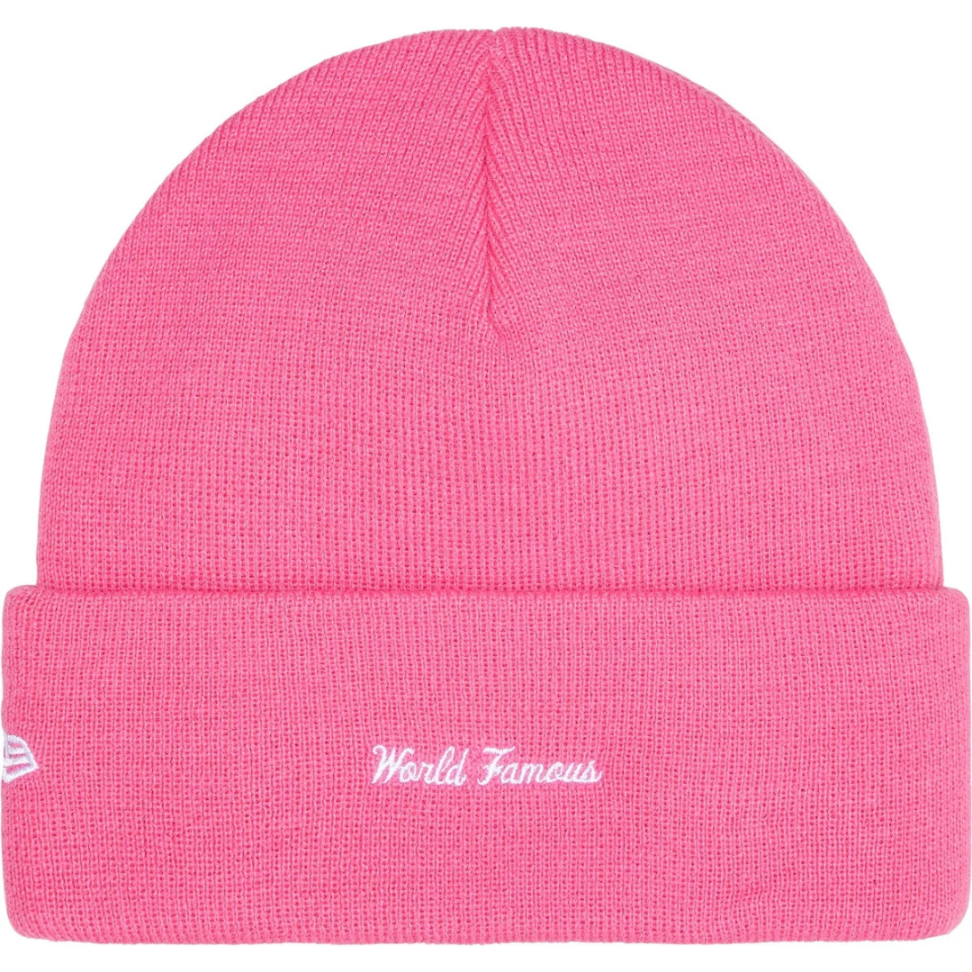 Supreme New Era Box Logo Beanie (FW25)(Pink)
